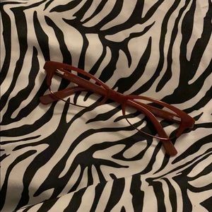 Calvin Klein burgundy frames